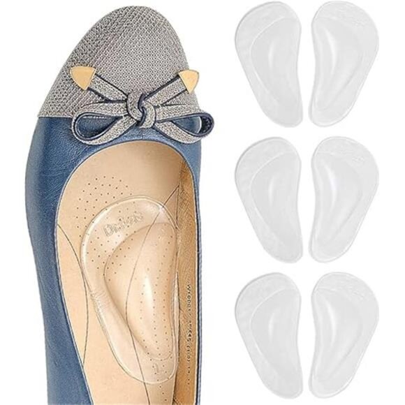Arch Support Shoe Insoles for Flat Feet, Gel Arch Inserts - Picture 6 of 6